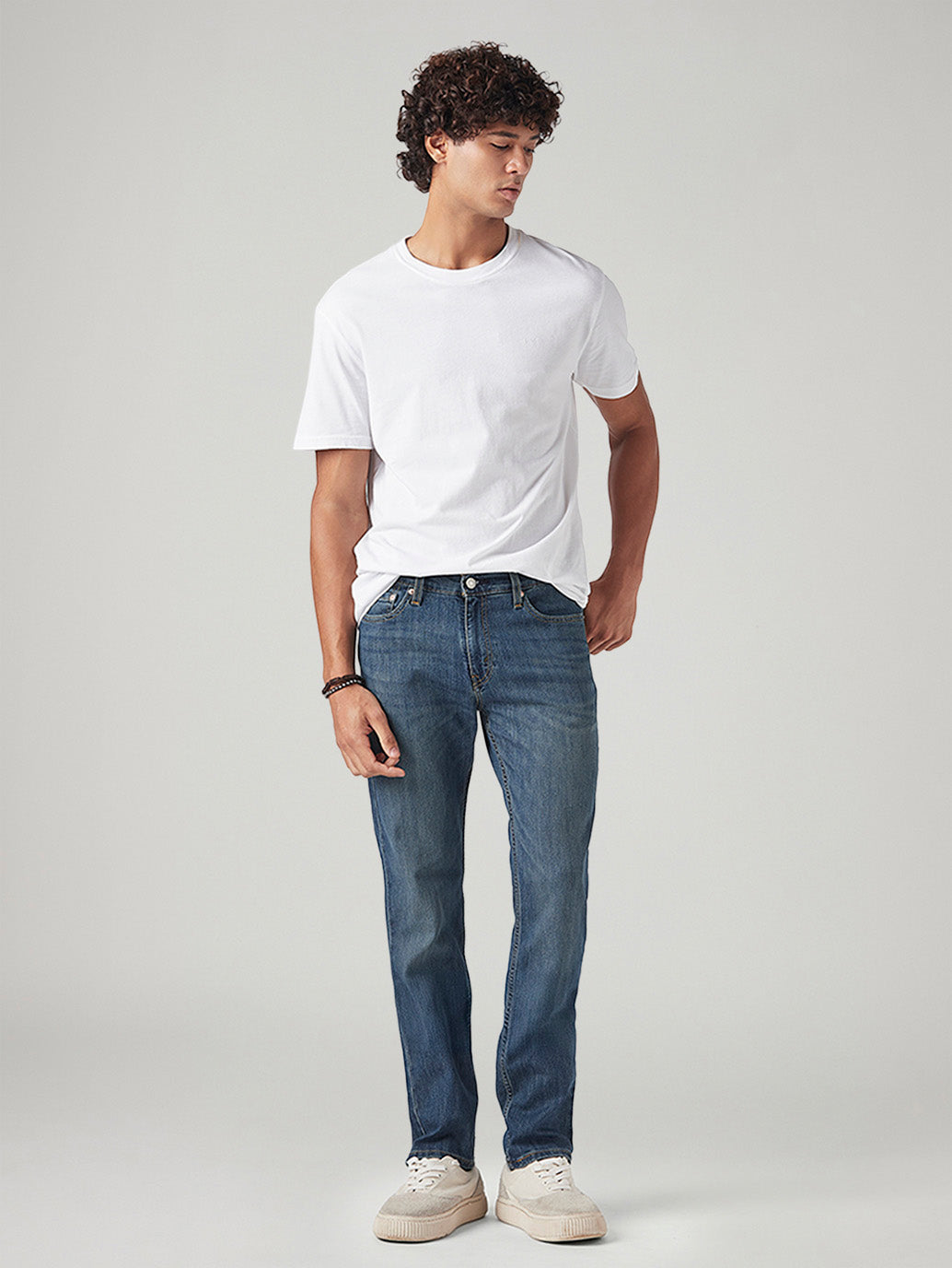 Men's 511 Blue Slim Fit Mid Rise Jeans