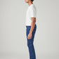 Men's 511 Blue Slim Fit Mid Rise Jeans - Side View
