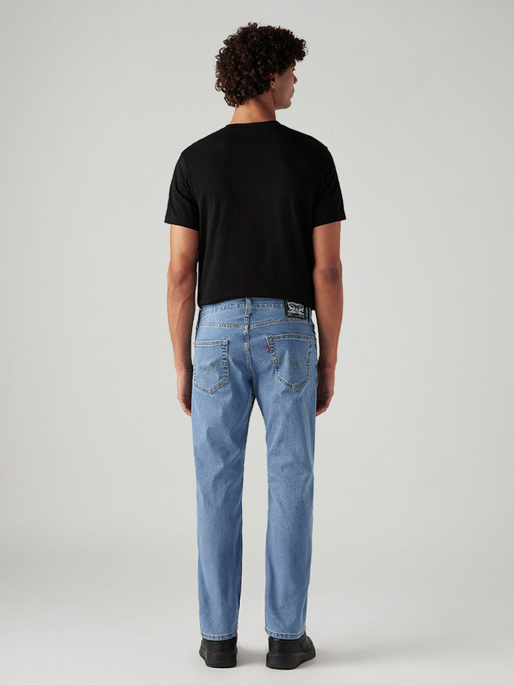 Men's 511 Light Blue Slim Fit Mid Rise Jeans - Back View