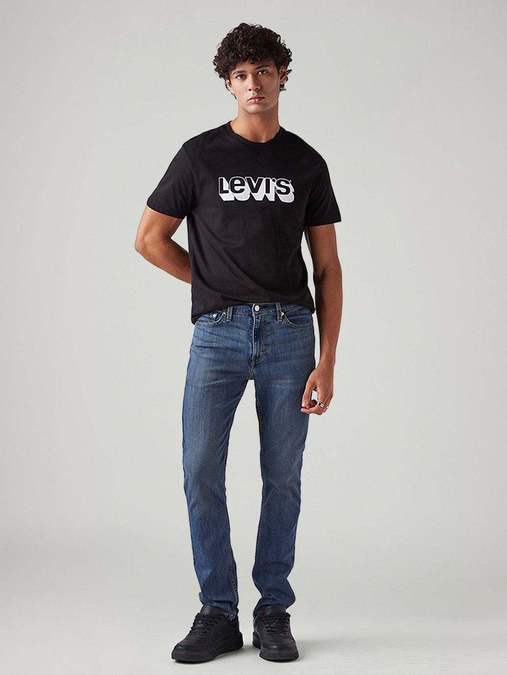 Men's 511 Blue Slim Fit Mid Rise Jeans