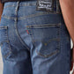 Men's 511 Blue Slim Fit Mid Rise Jeans - Detail View