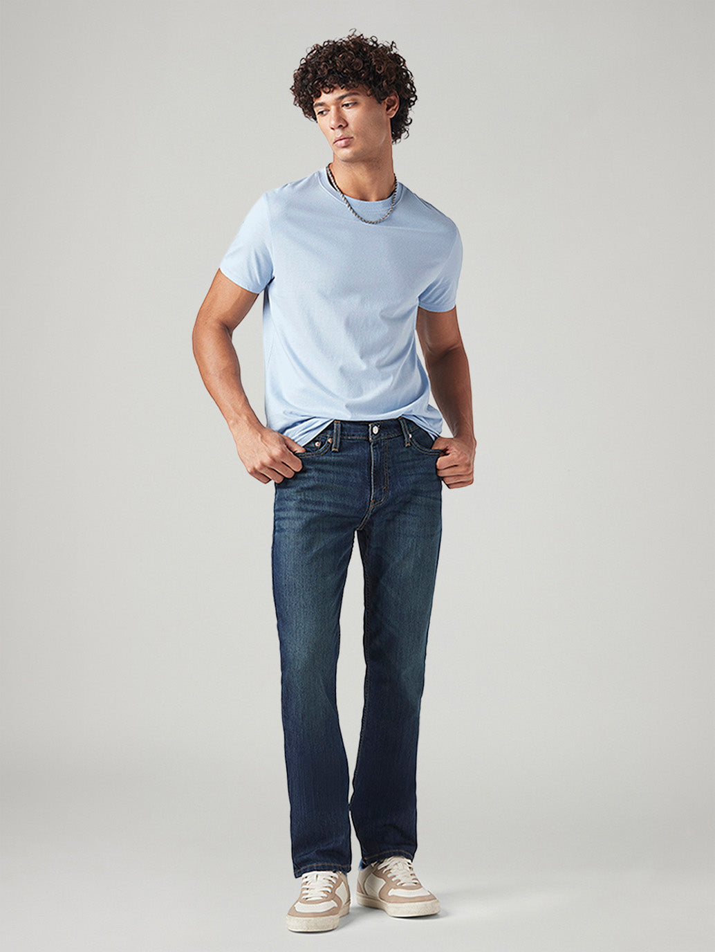 Men's 511 Dark Blue Slim Fit Mid Rise Jeans