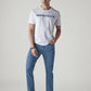 Men's 511 Blue Slim Fit Mid Rise Jeans - Styleshot View