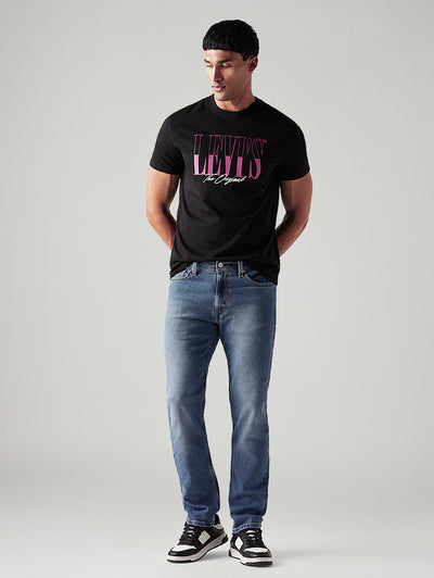 Men's 511 Blue Slim Fit Mid Rise Jeans