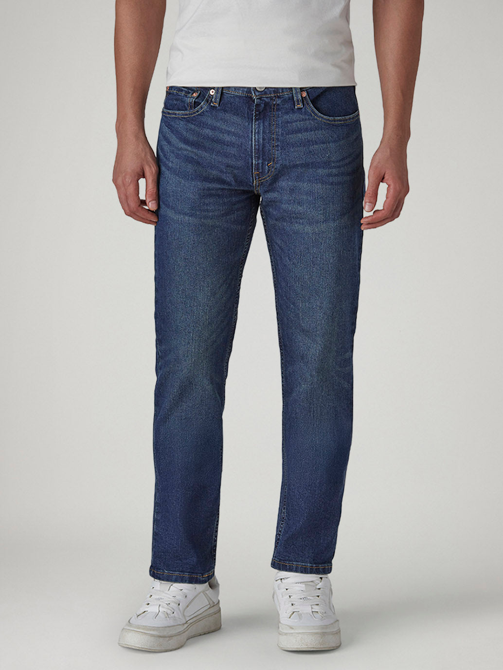 Men's 511 Dark Indigo Slim Fit Mid Rise Jeans - Front View