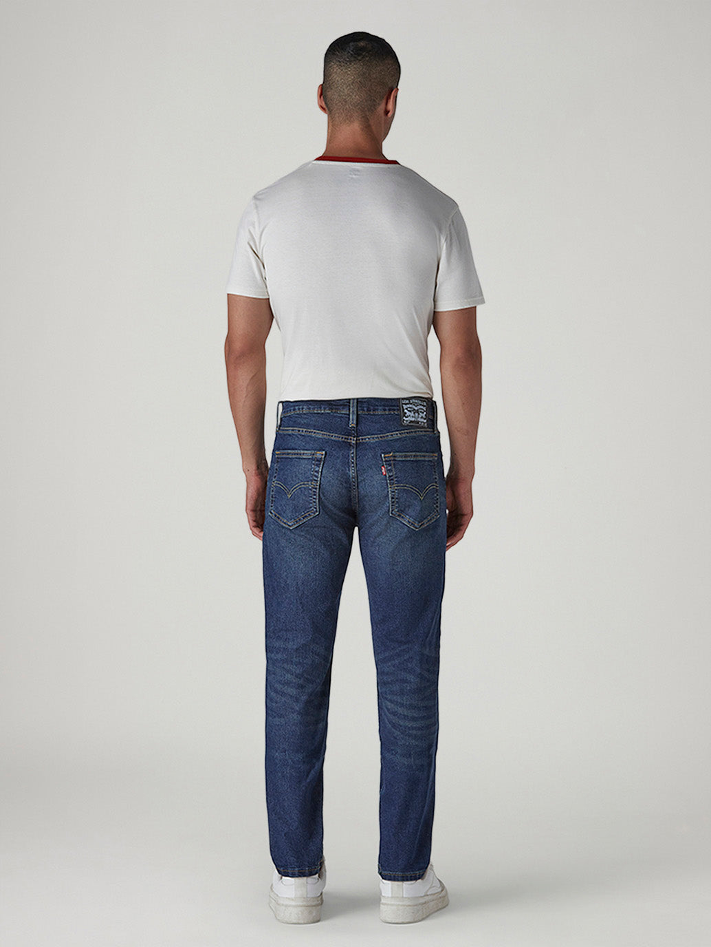 Men's 511 Dark Indigo Slim Fit Mid Rise Jeans - Back View