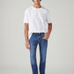Men's 511 Blue Slim Fit Mid Rise Tinted Jeans - Styleshot View