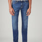 Men's 511 Blue Slim Fit Mid Rise Tinted Jeans - Front View