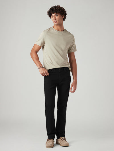 Men's 511 Black Slim Fit Mid Rise Jeans