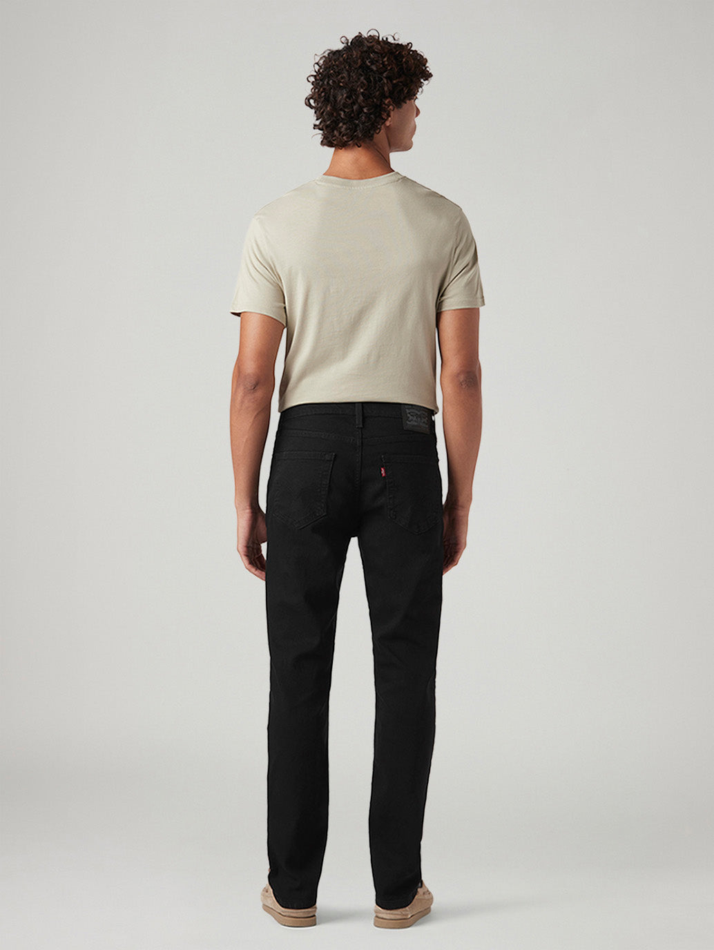 Men's 511 Black Slim Fit Mid Rise Jeans - Back View