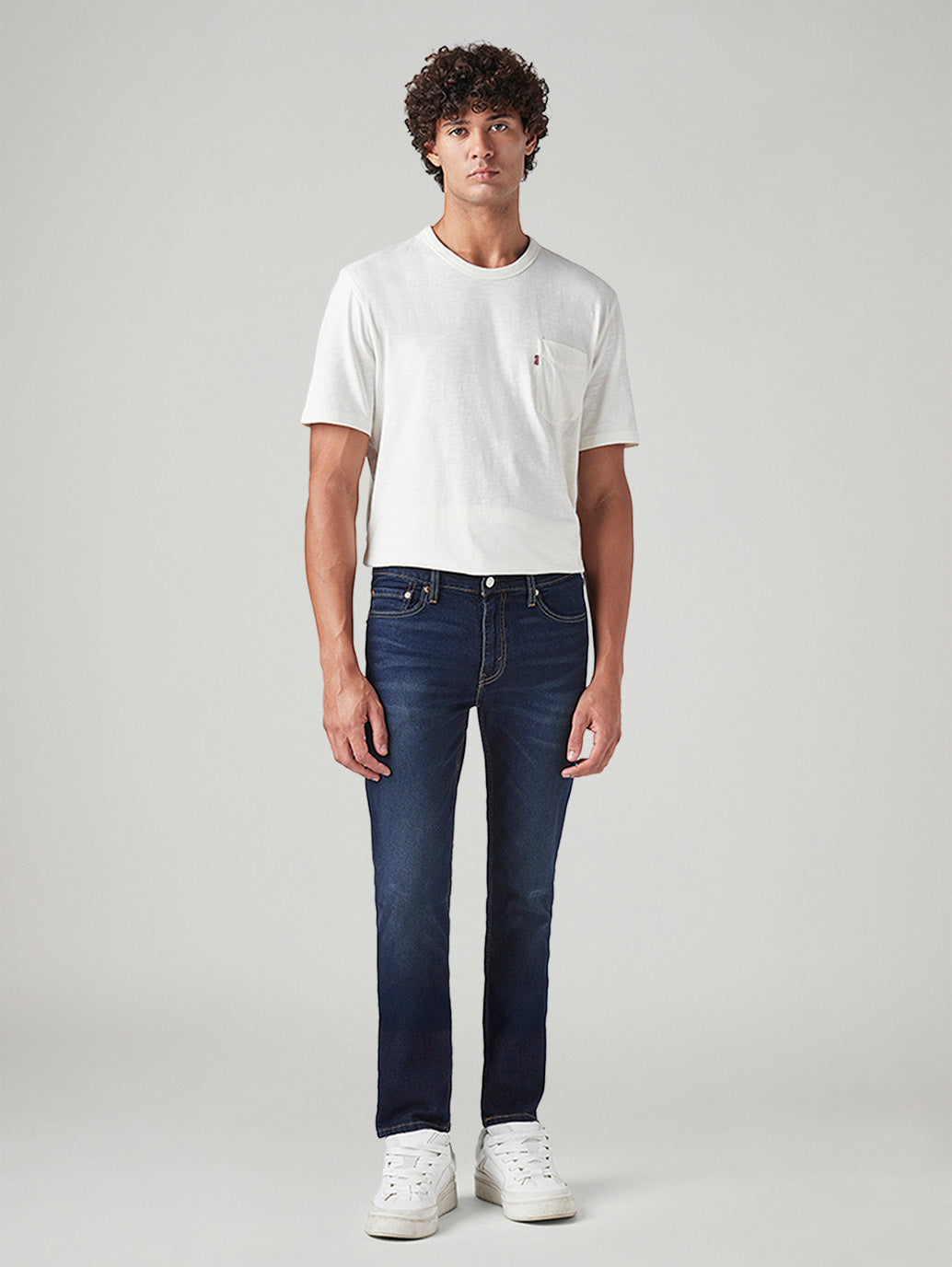 Men's 511 Indigo Slim Fit Mid Rise Jeans - Front View