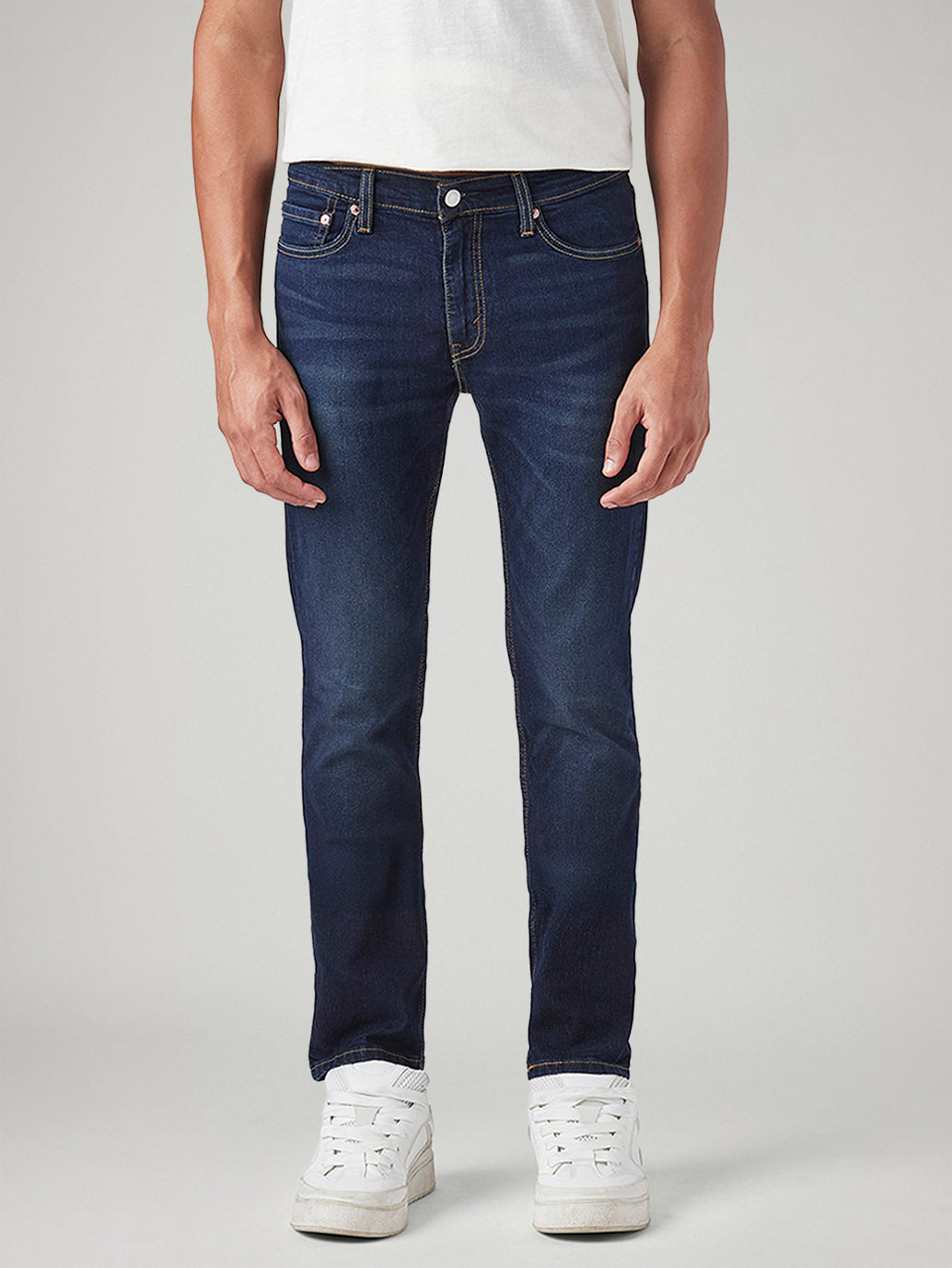 Men's 511 Indigo Slim Fit Mid Rise Jeans - Front View