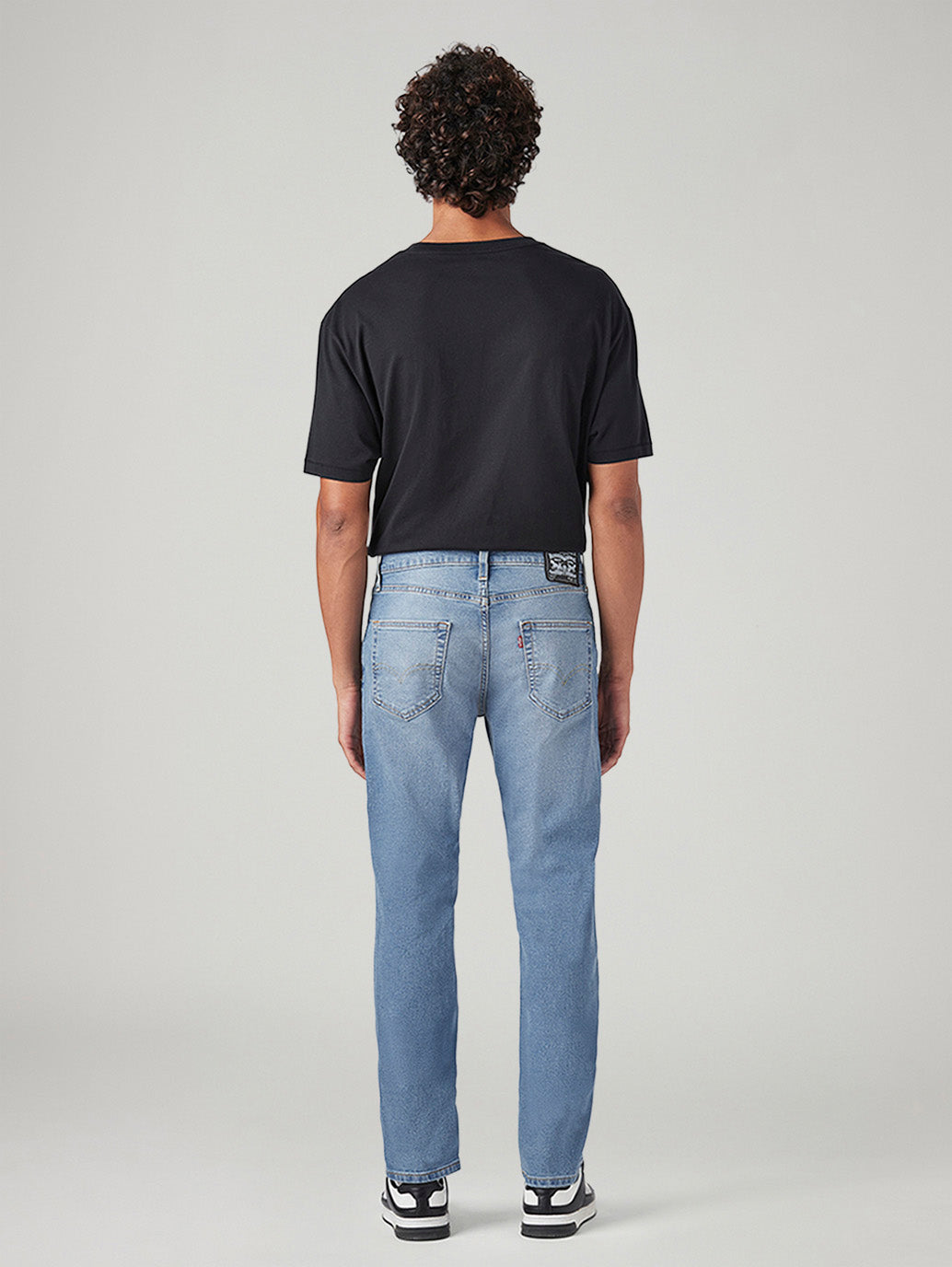 Men's 511 Light Blue Slim Fit Mid Rise Jeans - Back View