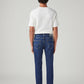 Men's 511 Blue Slim Fit Mid Rise Jeans - Back View