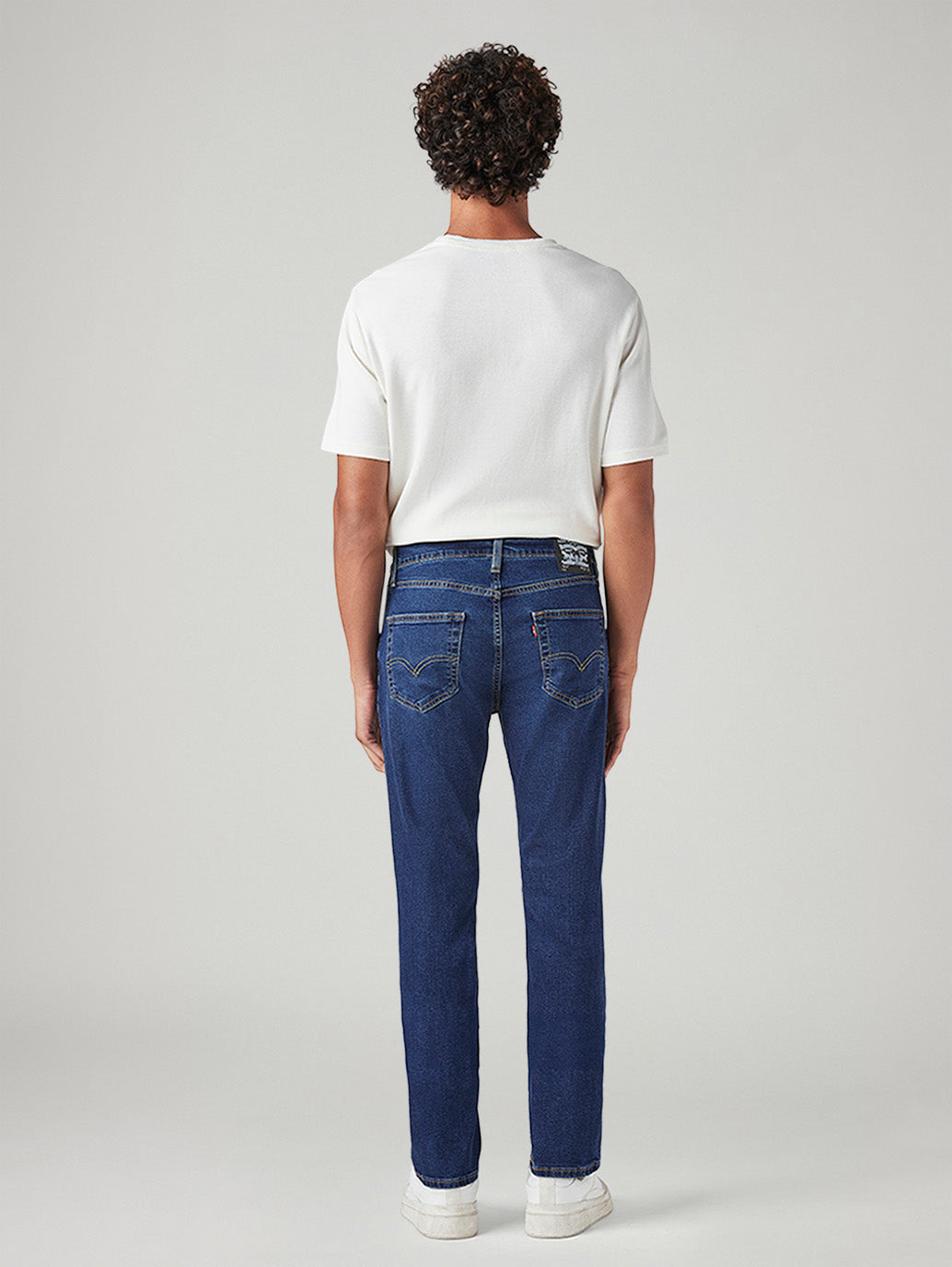 Men's 511 Blue Slim Fit Mid Rise Jeans - Back View