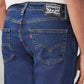 Men's 511 Blue Slim Fit Mid Rise Jeans - 20 View