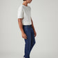 Men's 511 Blue Slim Fit Mid Rise Jeans - Side View
