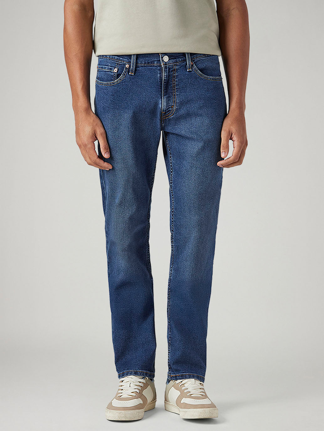 Men's 511 Med Indigo Slim Fit Mid Rise Jeans - Front View