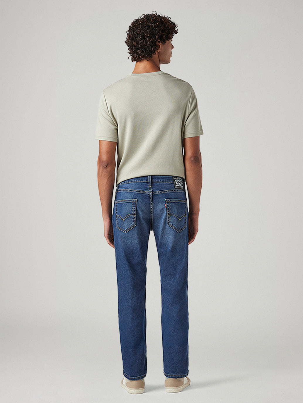 Men's 511 Med Indigo Slim Fit Mid Rise Jeans - Back View