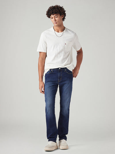 levi's Men's 511 Dark Blue Slim Fit Mid Rise Jeans-picture-18
