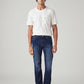 Men's 511 Dark Blue Slim Fit Mid Rise Jeans - Front View