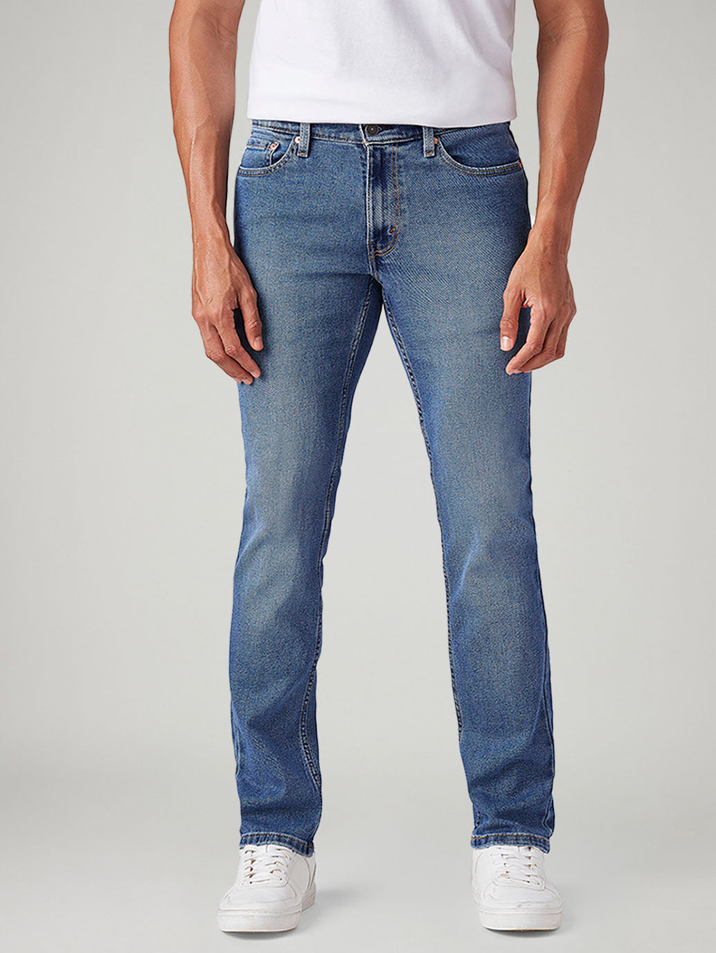 Men's 511 Light Indigo Slim Fit Mid Rise Jeans - Front View