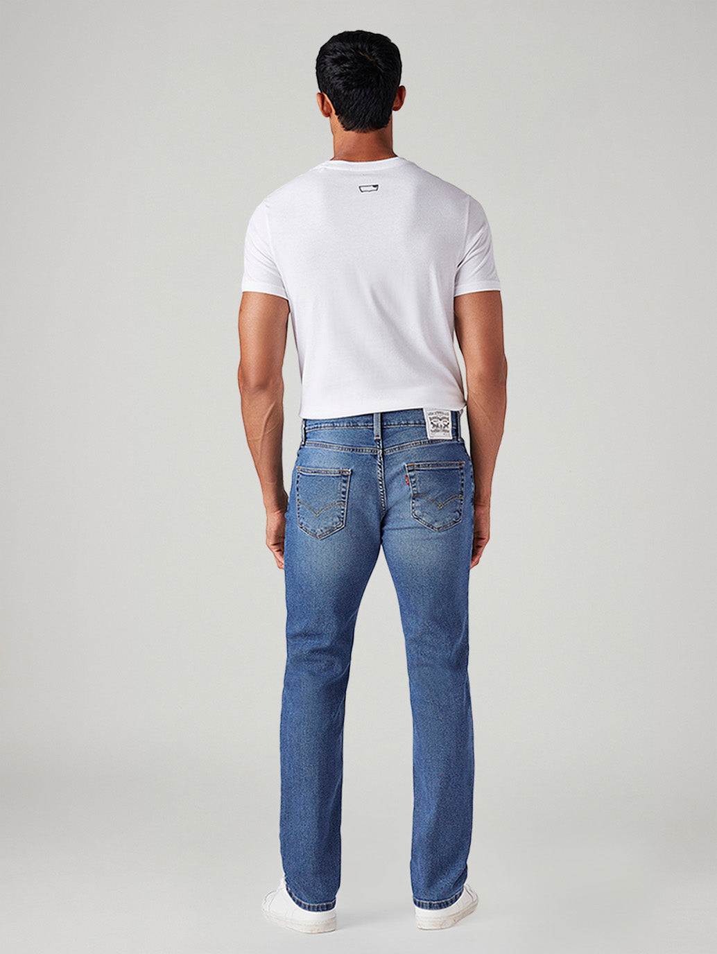 Men's 511 Light Indigo Slim Fit Mid Rise Jeans - Back View