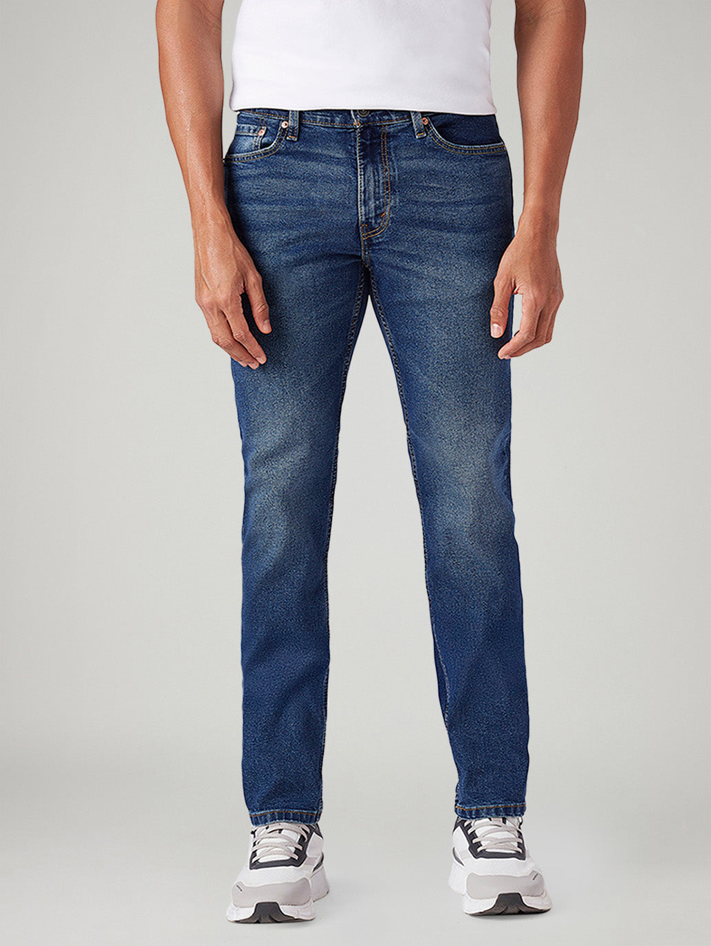 Men's 511 Dark Indigo Slim Fit Mid Rise Jeans - Front View