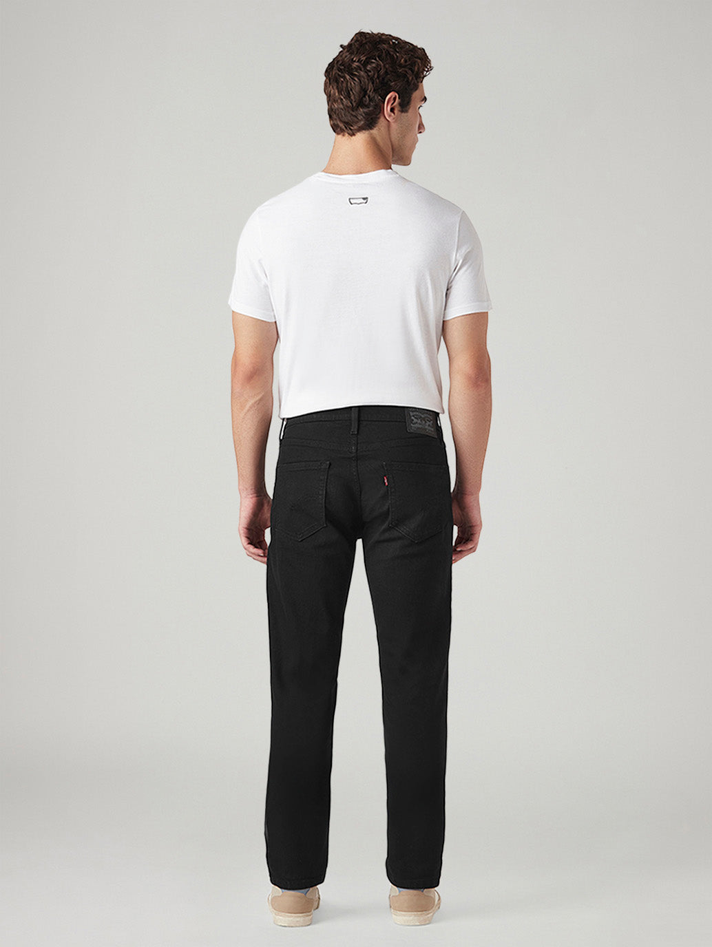 Men's 511 Black Slim Fit Mid Rise Jeans - Back View
