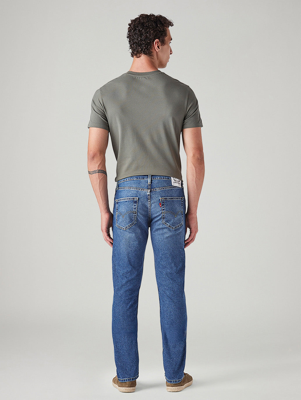 Men's 511 Dark Indigo Slim Fit Mid Rise Jeans - Back View