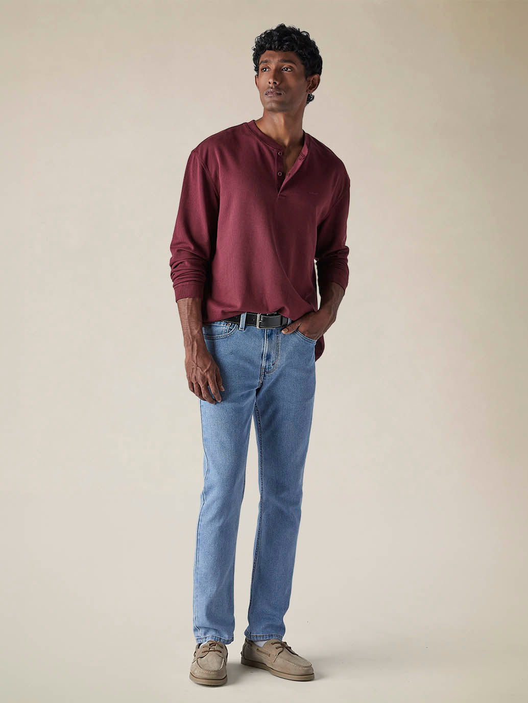 Mens 511 Mid Rise Slim Fit Cotton Stretch Blend Jeans - Styleshot View
