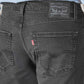 Men's 511 Charcoal Grey Slim Fit Mid Rise Jeans - Detail View