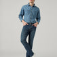 Men's 511 Dark Blue Slim Fit Mid Rise Jeans - Styleshot View