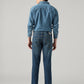 Men's 511 Dark Blue Slim Fit Mid Rise Jeans - Back View