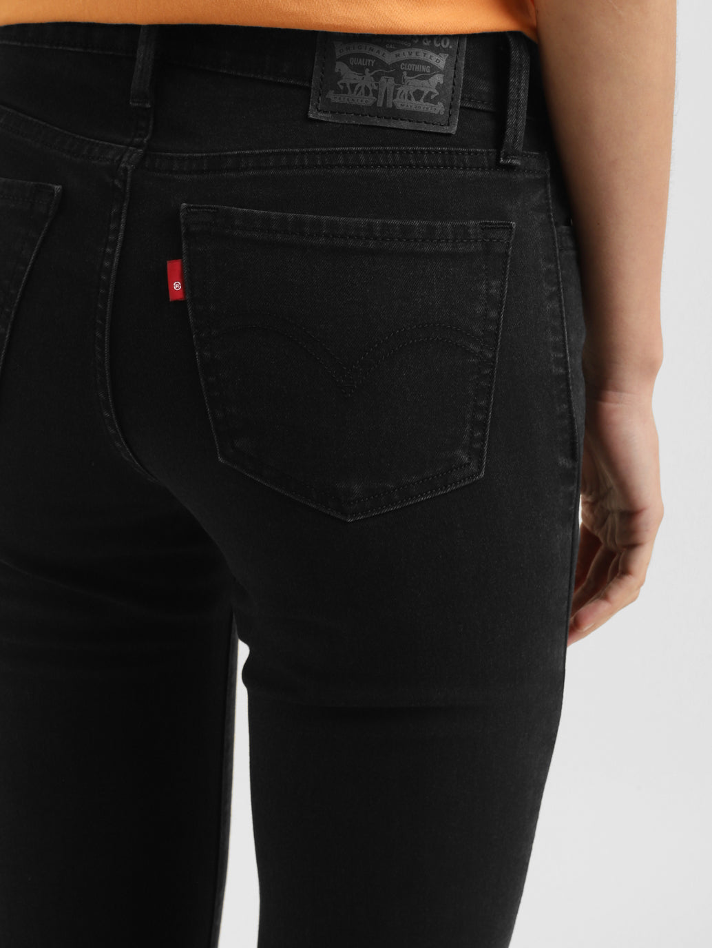 Levi's 710 super skinny black best sale