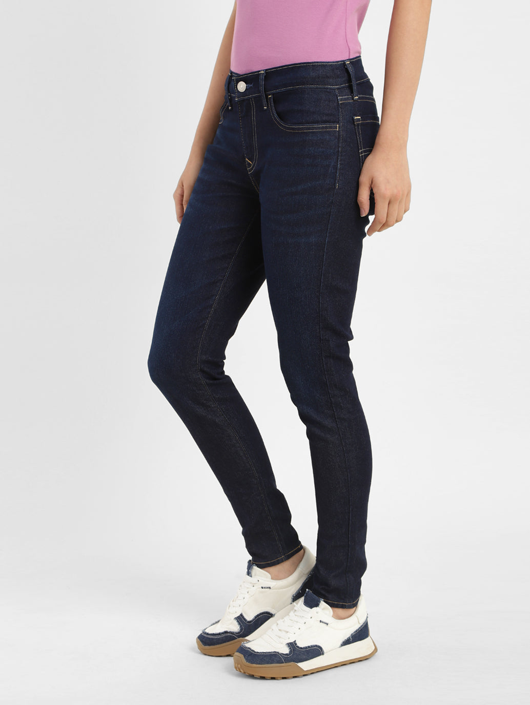 Women's Mid Rise 710 Super Skinny Fit Jeans