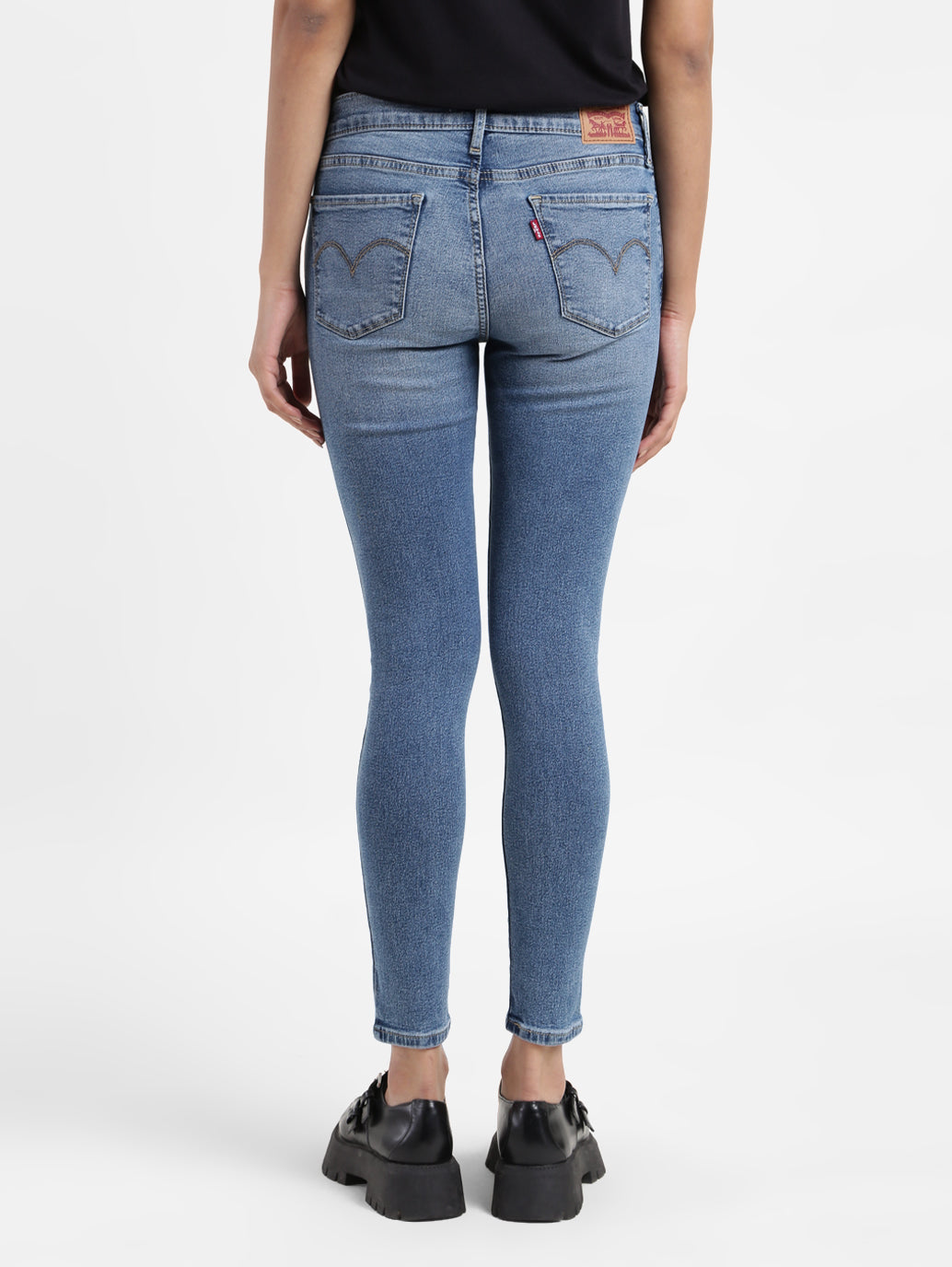 Women's Mid Rise 710 Super Skinny Fit Jeans