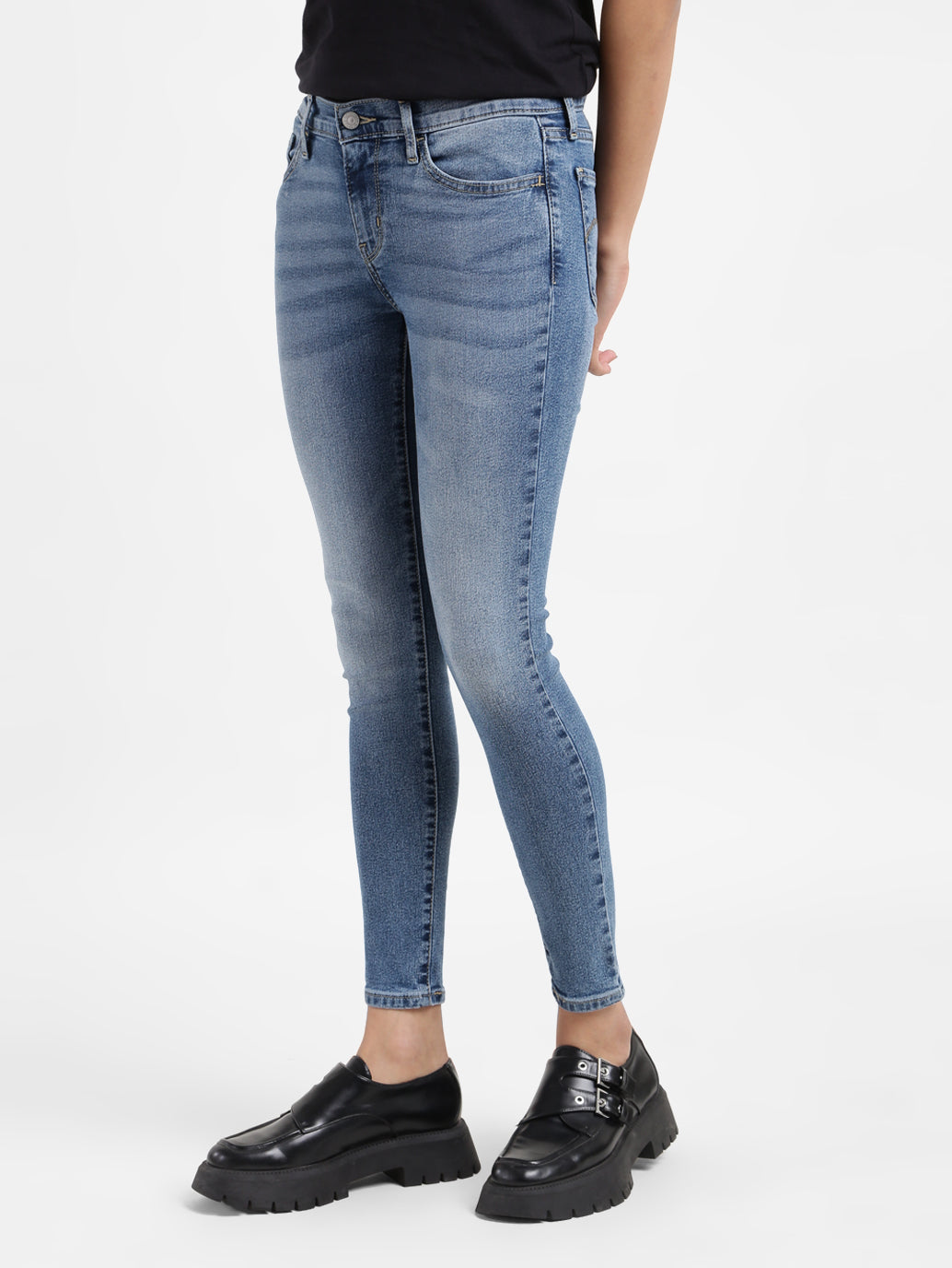 Women's Mid Rise 710 Super Skinny Fit Jeans