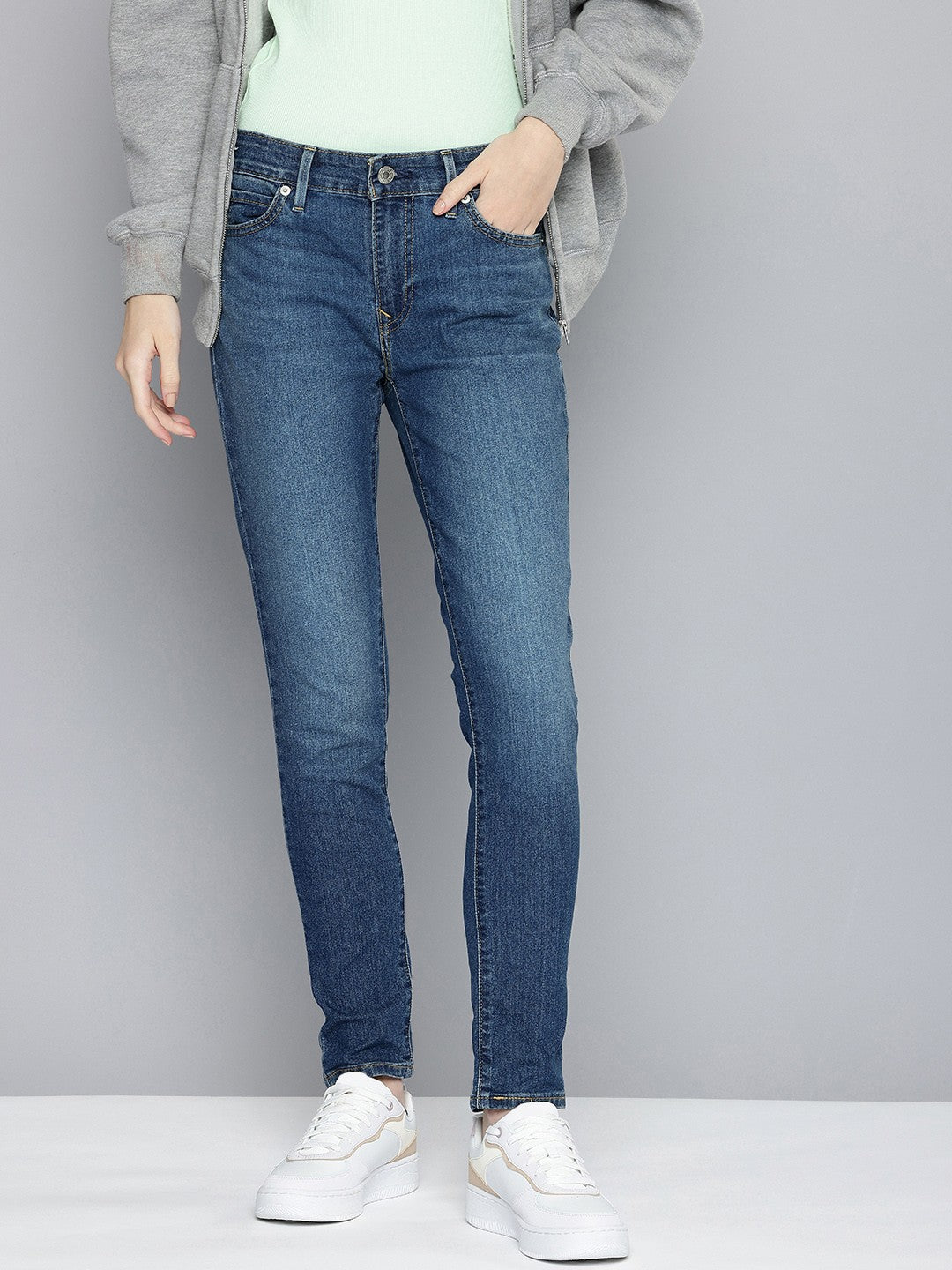 Women's Mid Rise 711 Skinny Fit Jeans