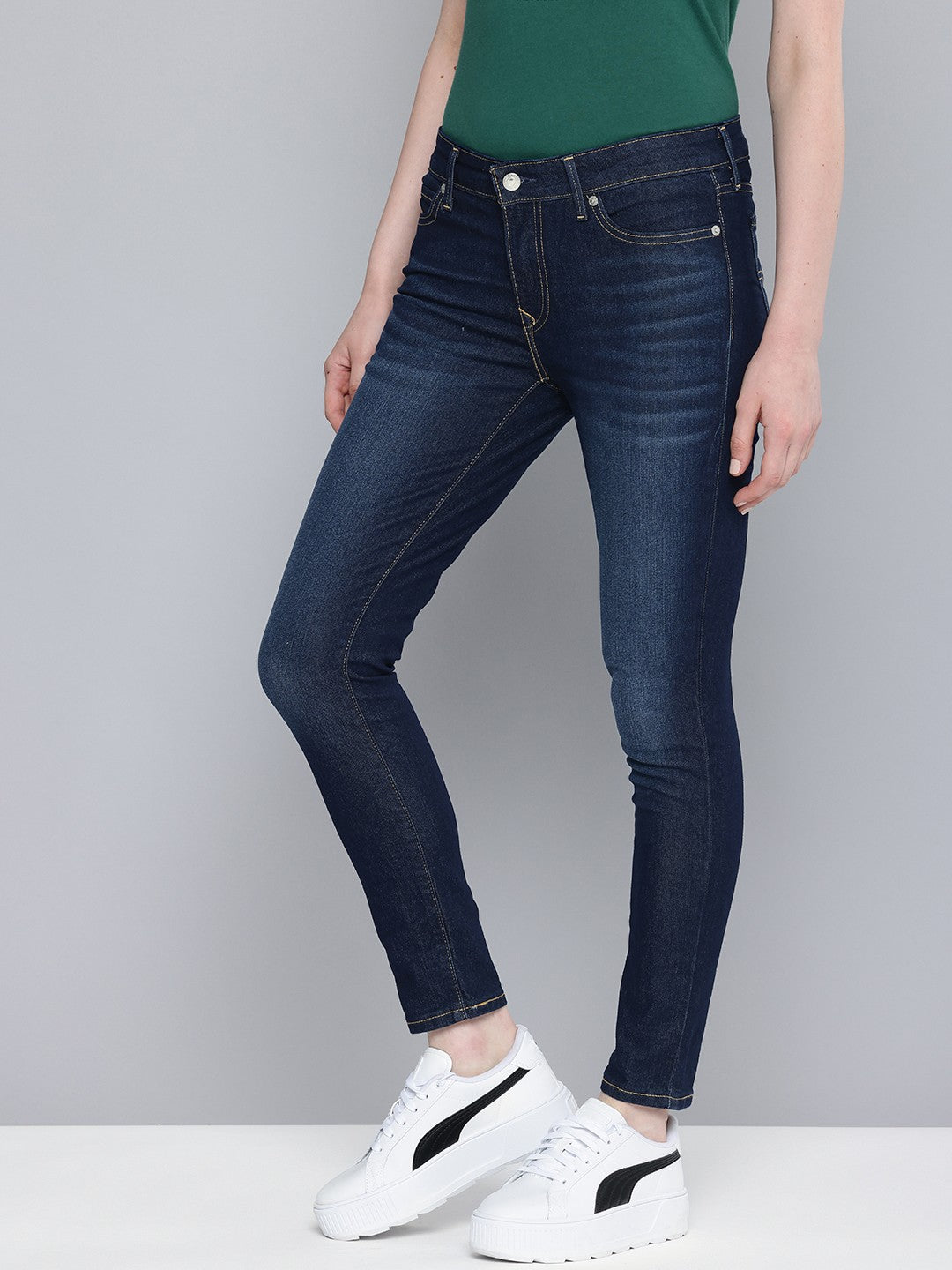 Women's Mid Rise 711 Skinny Fit Jeans