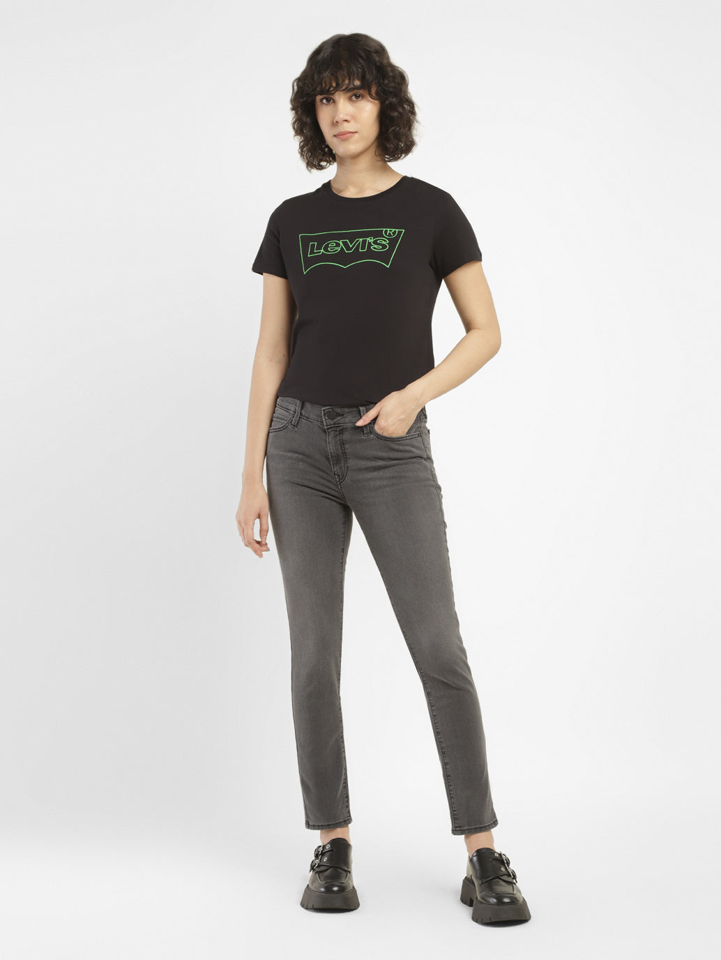 Women's Mid Rise 711 Skinny Fit Jeans