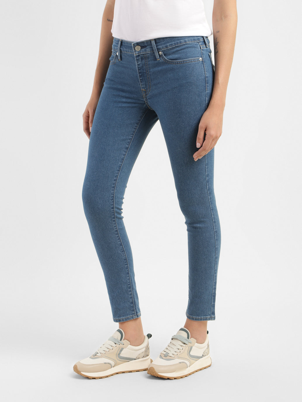 Women's Mid Rise 711 Skinny Fit Jeans