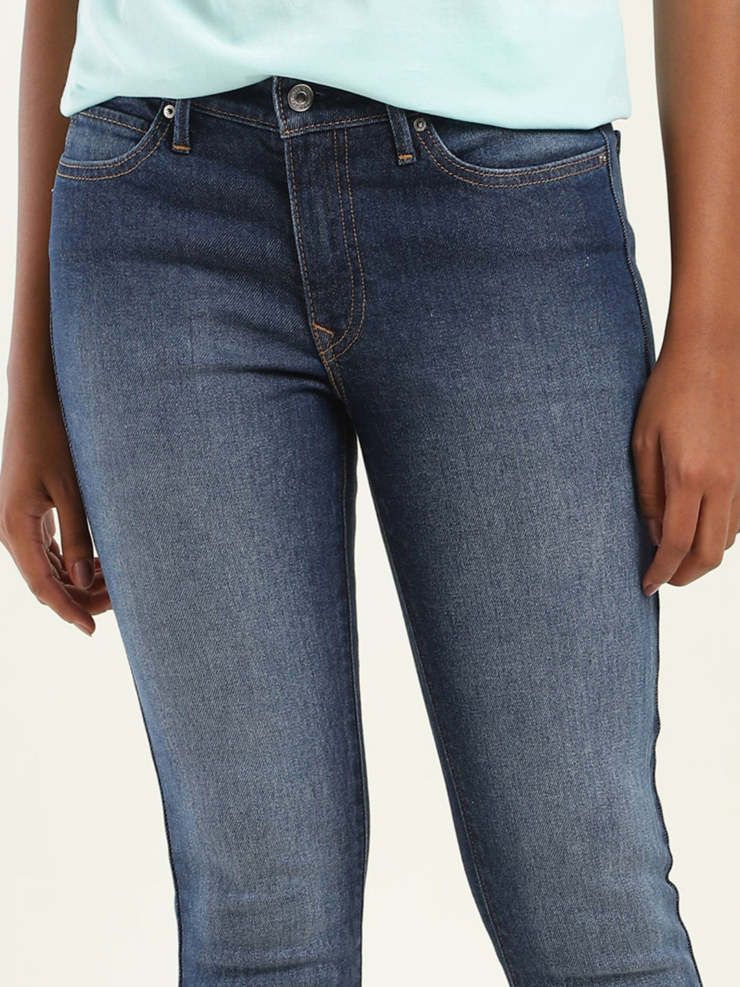 Women's Mid Rise 711 Skinny Fit Jeans