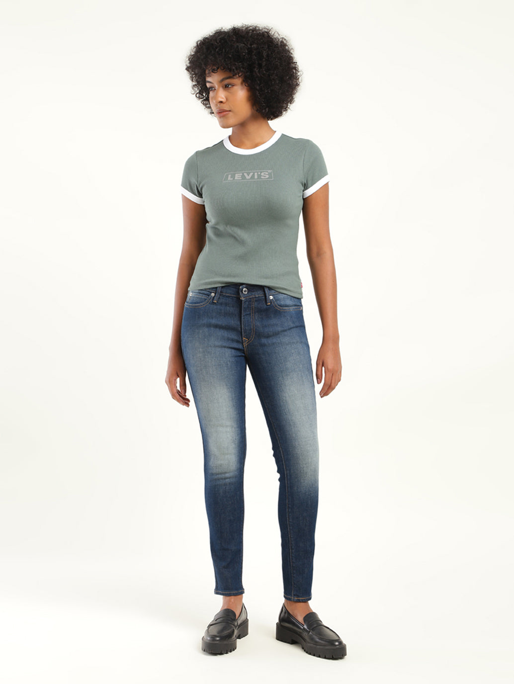 Women's Mid Rise 711 Skinny Fit Jeans