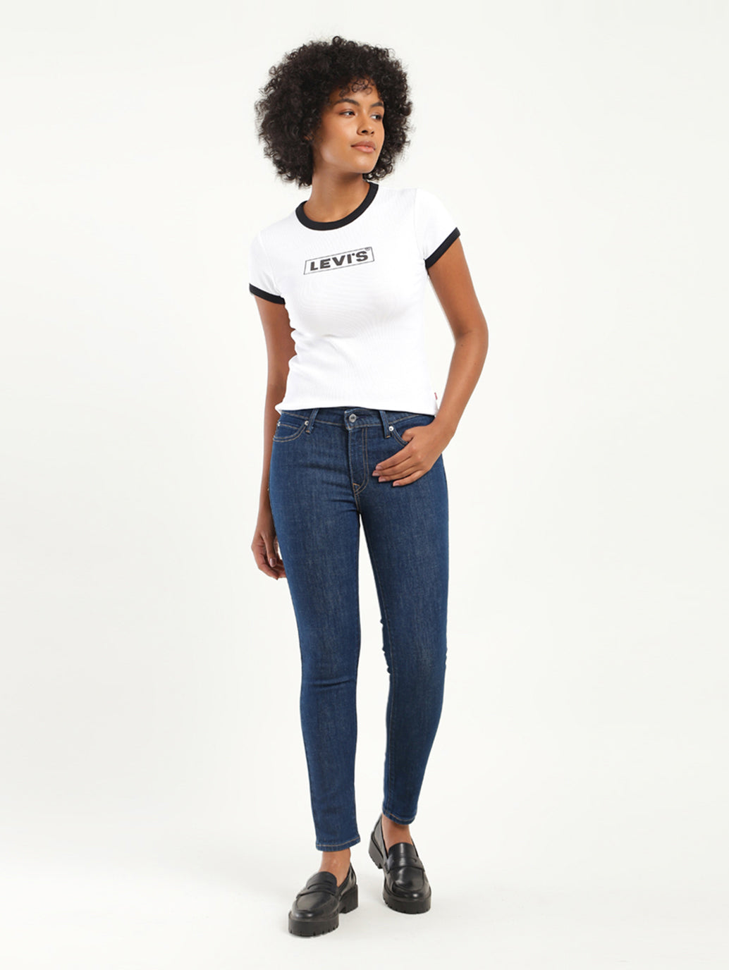 Women's Mid Rise 711 Skinny Fit Jeans