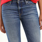 Women's 711 Blue Skinny Fit Mid Rise Jeans - 9f61ecd3-7f13-42c2-8384-e289c85e2951 View