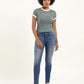 Women's 711 Blue Skinny Fit Mid Rise Jeans - acd54676-5615-45ba-945f-0333b66c1ca4 View