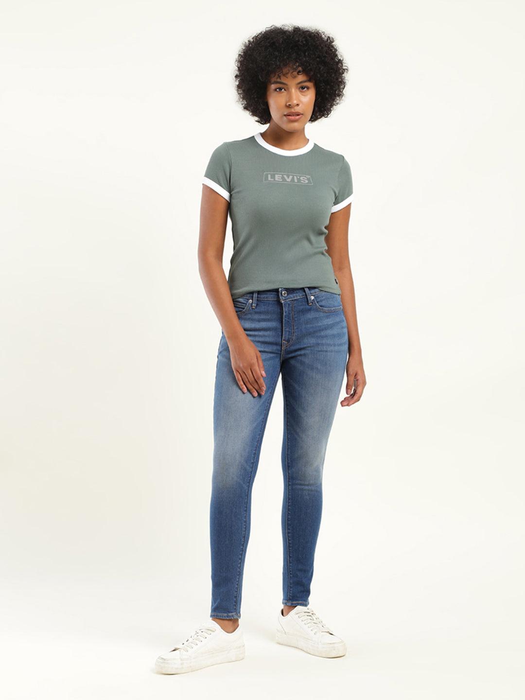 Women's Mid Rise 711 Skinny Fit Jeans