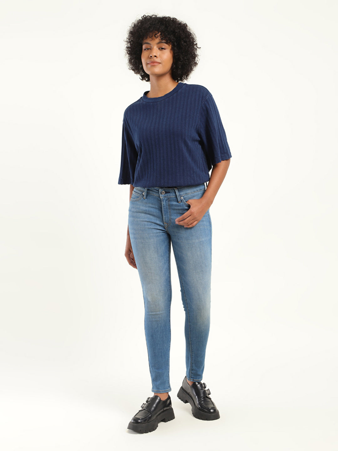 Women's Mid Rise 711 Skinny Fit Jeans