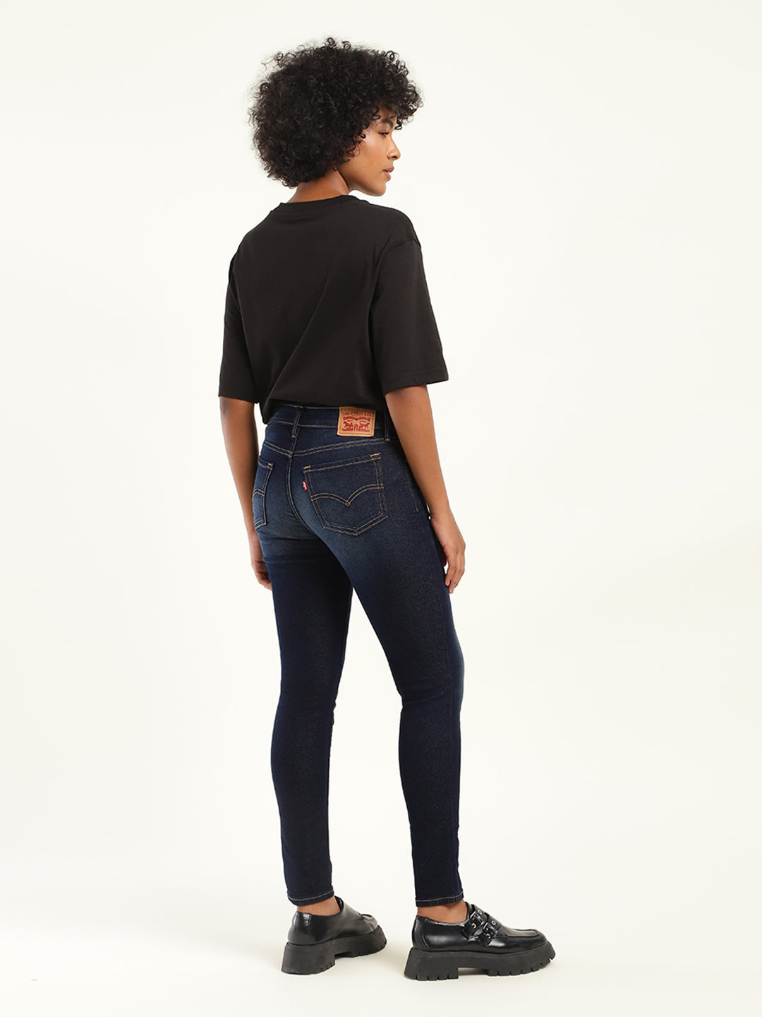 Women's Mid Rise 711 Skinny Fit Indigo Jeans